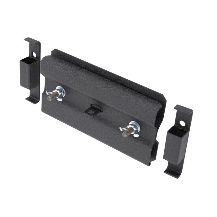 Smittybilt D8138 Axe And Shovel Mount w/Adapter Brackets For Roof Racks Accepts Padlock Black Smittybilt - Truck Part Superstore