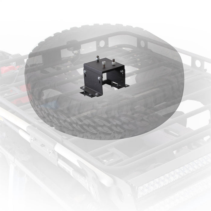 Smittybilt D8545 Defender Roof Rack Tire M 5X4.5 Lug Pattern Smittybilt - Truck Part Superstore