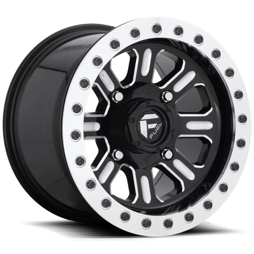 Fuel UTV D9101570A654 D910 15X7 4X137 GL-BLK-MIL 38MM - Truck Part Superstore