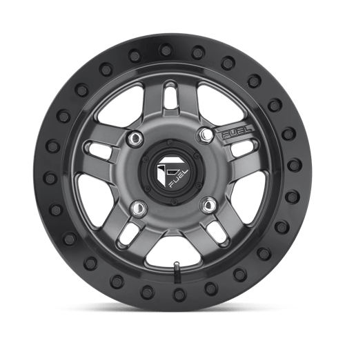 Fuel UTV D9181570A643 D918 15X7 4X137 MT-GNMTL 13MM - Truck Part Superstore