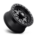 Fuel UTV D9381470A554 D938 14X7 4X156 MT-BLK-MIL 38MM - Truck Part Superstore