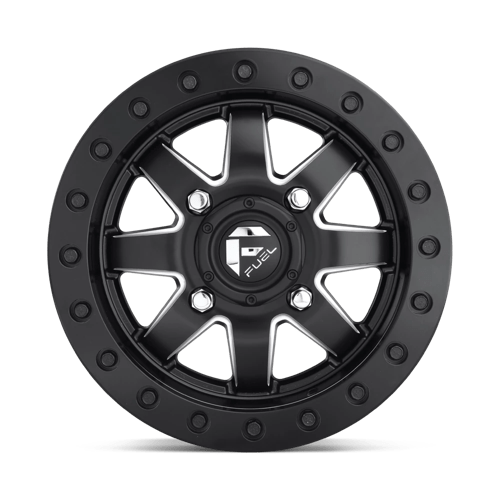 Fuel UTV D9381870A555 D938 18X7 4X156 MT-BLK-MIL 38MM - Truck Part Superstore