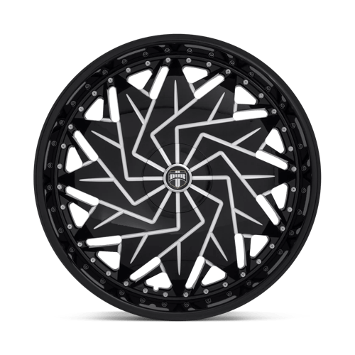 DUB 1PC S231269022+15 S231 26X9 5X115/120 GL-BLK-MIL 15MM - Truck Part Superstore