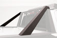 Fab Fours HRM04-1 Headache Rack Modifier; 2 Stage Black Powder Coated; For PN[HR2012]; - Truck Part Superstore