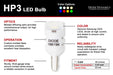 Diode Dynamics DD0019P 194 LED Bulb HP3 LED Blue Pair Diode Dynamics - Truck Part Superstore