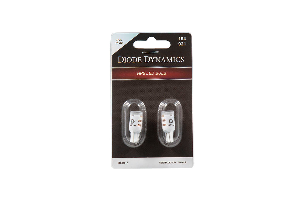 Diode Dynamics DD0029P 194 LED Bulb HP5 LED Pure White Pair Diode Dynamics - Truck Part Superstore