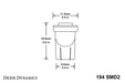 Diode Dynamics DD0033S 194 LED Bulb SMD2 LED Blue Single Diode Dynamics - Truck Part Superstore