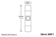 Diode Dynamics DD0039P 28mm SMF1 LED Bulb Blue Pair Diode Dynamics - Truck Part Superstore
