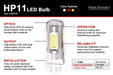 Diode Dynamics DD0052P 3157 LED Bulb HP11 LED Cool White Pair Diode Dynamics - Truck Part Superstore