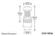 Diode Dynamics DD0053S 3157 LED Bulb HP24 Dual-Color LED Cool White Single Diode Dynamics - Truck Part Superstore