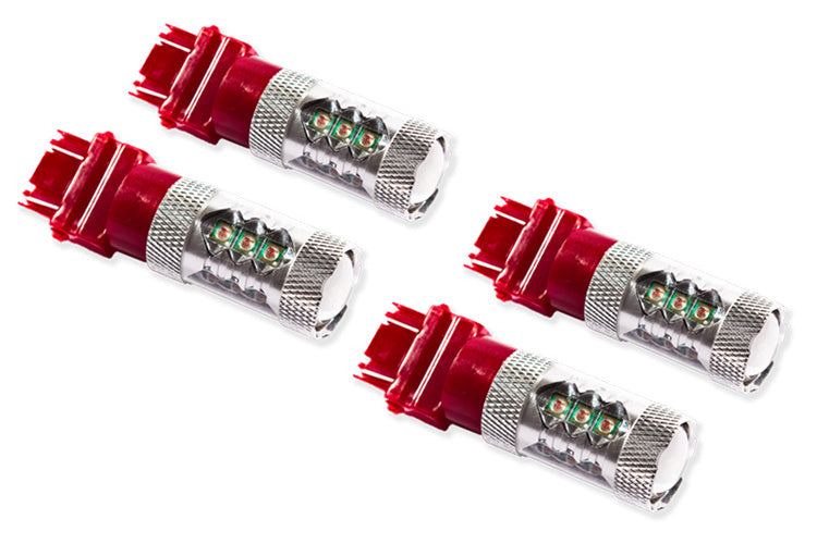 Diode Dynamics DD0059Q Rear Turn/Tail Light LED for 2007-2013 GMC Sierra 1500 3157 LED Bulb XP80 LED Red Set of 4 Diode Dynamics - Truck Part Superstore