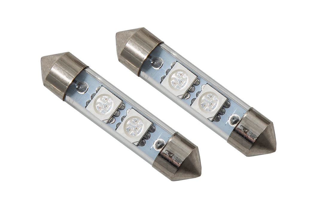 Diode Dynamics DD0089P 39mm SMF2 LED Bulb Green Pair Diode Dynamics - Truck Part Superstore