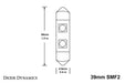 Diode Dynamics DD0089S 39mm SMF2 LED Bulb Green Single Diode Dynamics - Truck Part Superstore