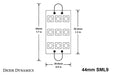 Diode Dynamics DD0104P 44mm SML9 LED Bulb Blue Pair Diode Dynamics - Truck Part Superstore