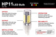 Diode Dynamics DD0108P 7443 LED Bulb HP11 LED Red Pair Diode Dynamics - Truck Part Superstore