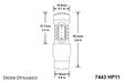 Diode Dynamics DD0108S 7443 LED Bulb HP11 LED Red Single Diode Dynamics - Truck Part Superstore