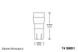 Diode Dynamics DD0120P 74 SMD1 LED Green Pair Diode Dynamics - Truck Part Superstore