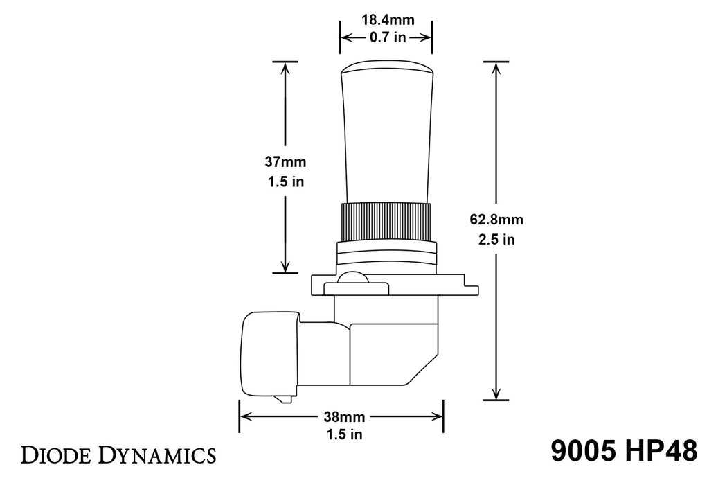 Diode Dynamics DD0128P 9005 HP48 LED Bulb Cool White Pair Diode Dynamics - Truck Part Superstore