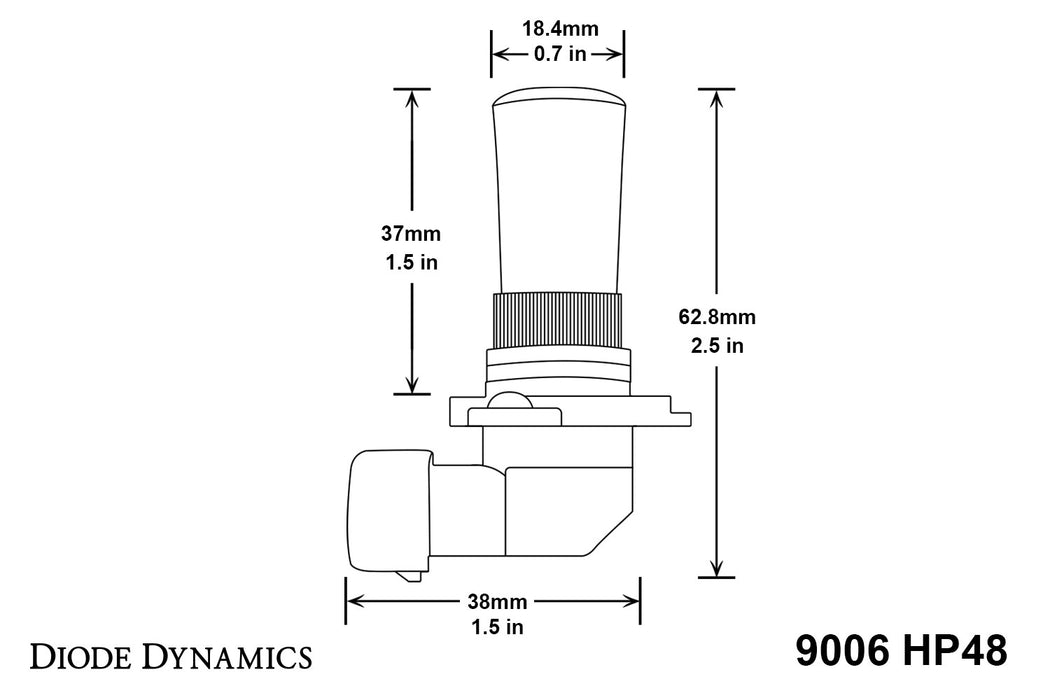 Diode Dynamics DD0136P 9006 HP48 LED Cool White Pair Diode Dynamics - Truck Part Superstore