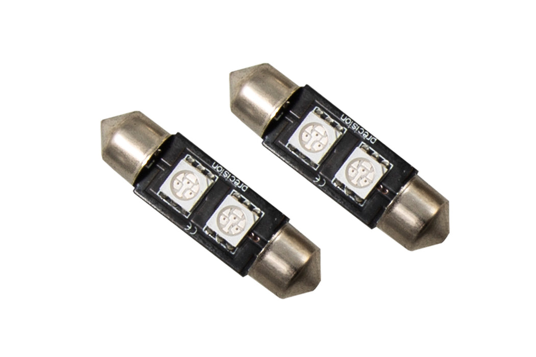 Diode Dynamics DD0191P 36mm SMF2 LED Bulb Amber Pair Diode Dynamics - Truck Part Superstore