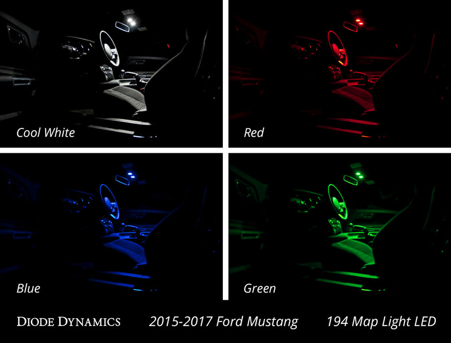 Diode Dynamics DD0222 Mustang Interior Light Kit 15-17 Mustang Stage 2 Blue Diode Dynamics - Truck Part Superstore
