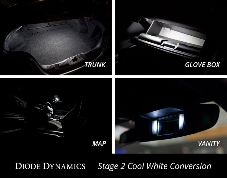 Diode Dynamics DD0223 Mustang Interior Light Kit 15-17 Mustang Stage 1 Red Diode Dynamics - Truck Part Superstore
