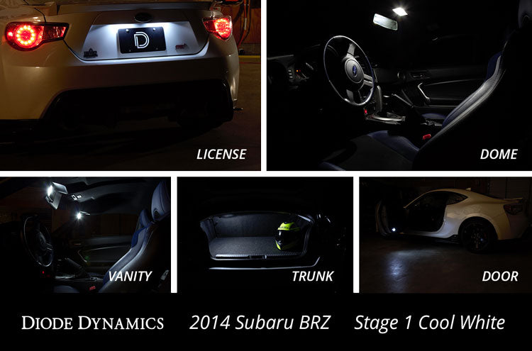 Diode Dynamics DD0261 Subaru BRZ Interior Kit Stage 2 Cool White Diode Dynamics - Truck Part Superstore