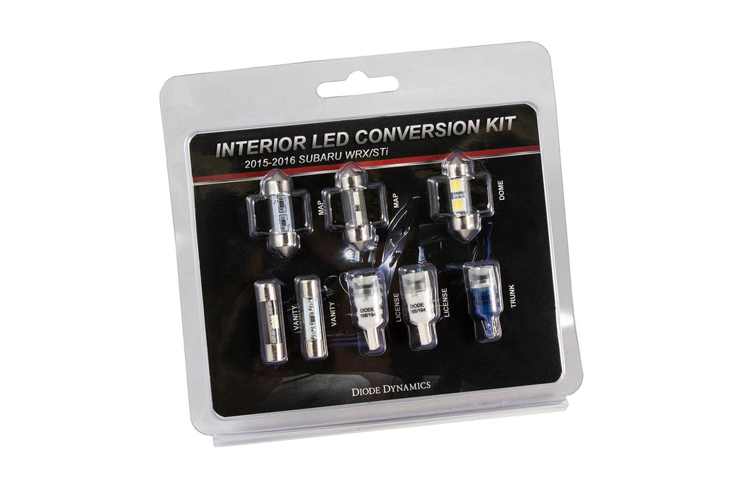 Diode Dynamics DD0262 2015-2019 Subaru WRX Interior Light Kit Stage 1 Blue Diode Dynamics - Truck Part Superstore