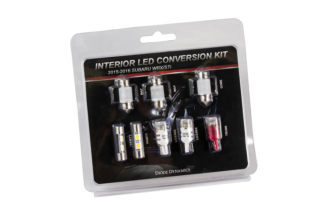 Diode Dynamics DD0265 2015-2019 Subaru WRX Interior Light Kit Stage 2 Red Diode Dynamics - Truck Part Superstore