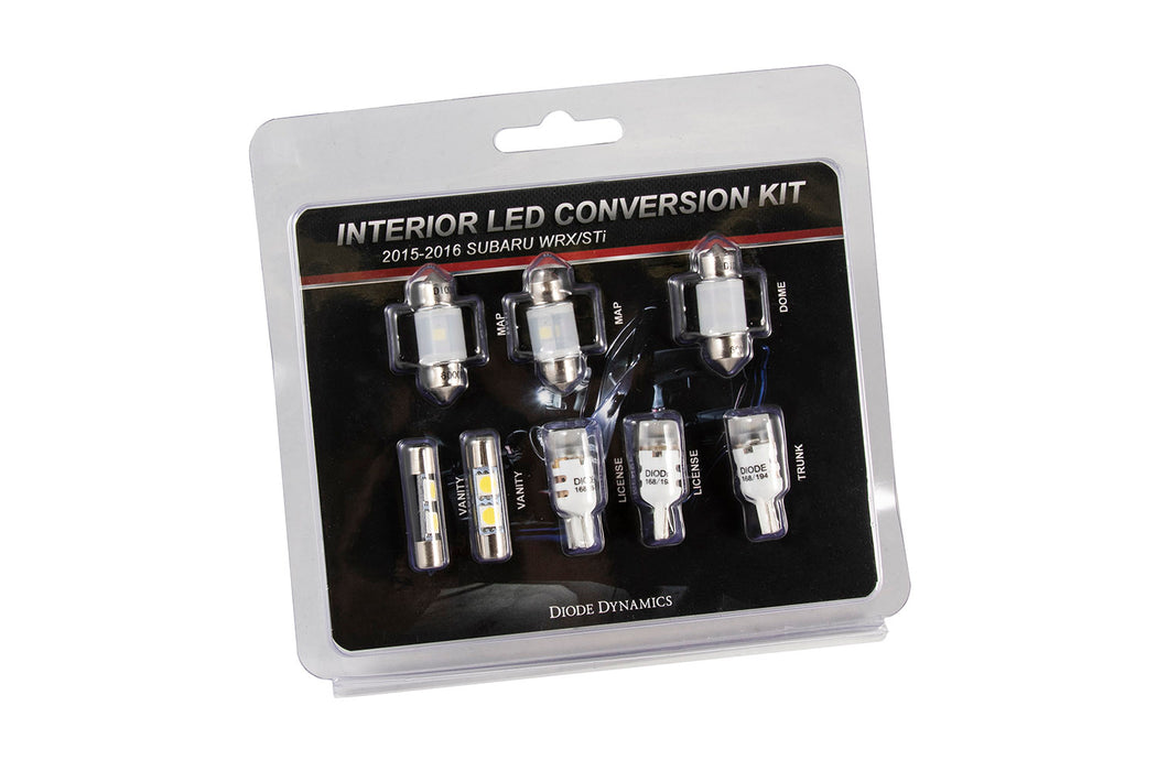 Diode Dynamics DD0267 2015-2019 Subaru WRX Interior Light Kit Stage 2 Cool White Diode Dynamics - Truck Part Superstore