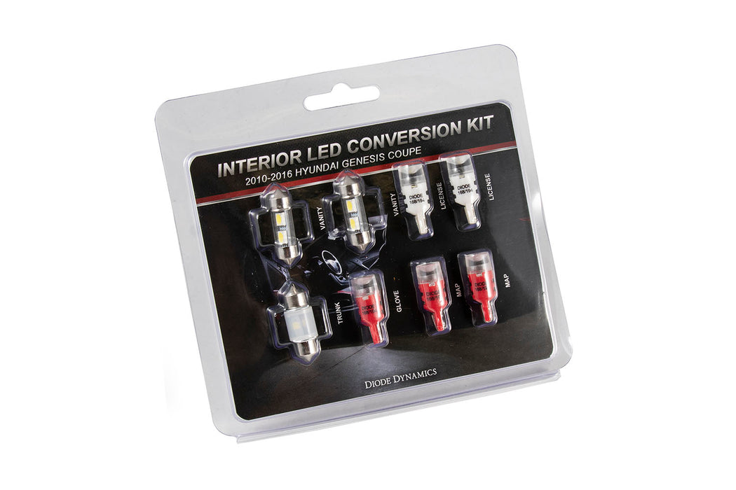 Diode Dynamics DD0270 2010-2016 Hyundai Genesis Coupe Interior Kit Stage 1 Red Diode Dynamics - Truck Part Superstore