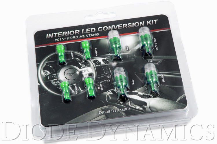 Diode Dynamics DD0281 Mustang Interior Light Kit 15-17 Mustang Stage 2 Green Diode Dynamics - Truck Part Superstore