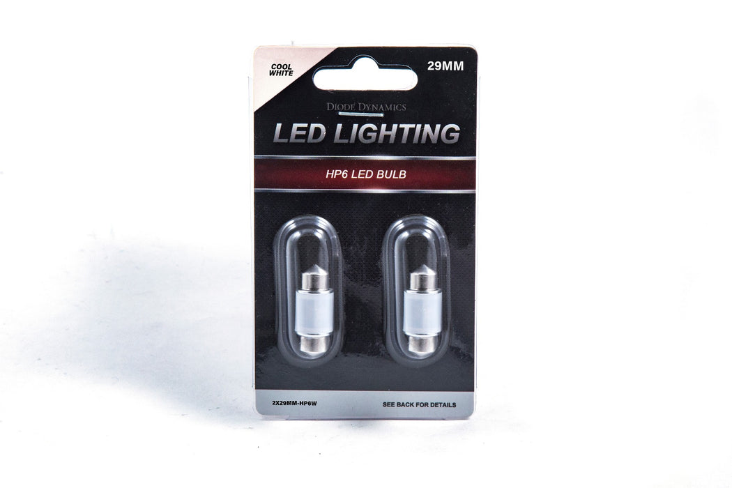 Diode Dynamics DD0292P 29mm HP6 LED Bulb Cool White Pair Diode Dynamics - Truck Part Superstore
