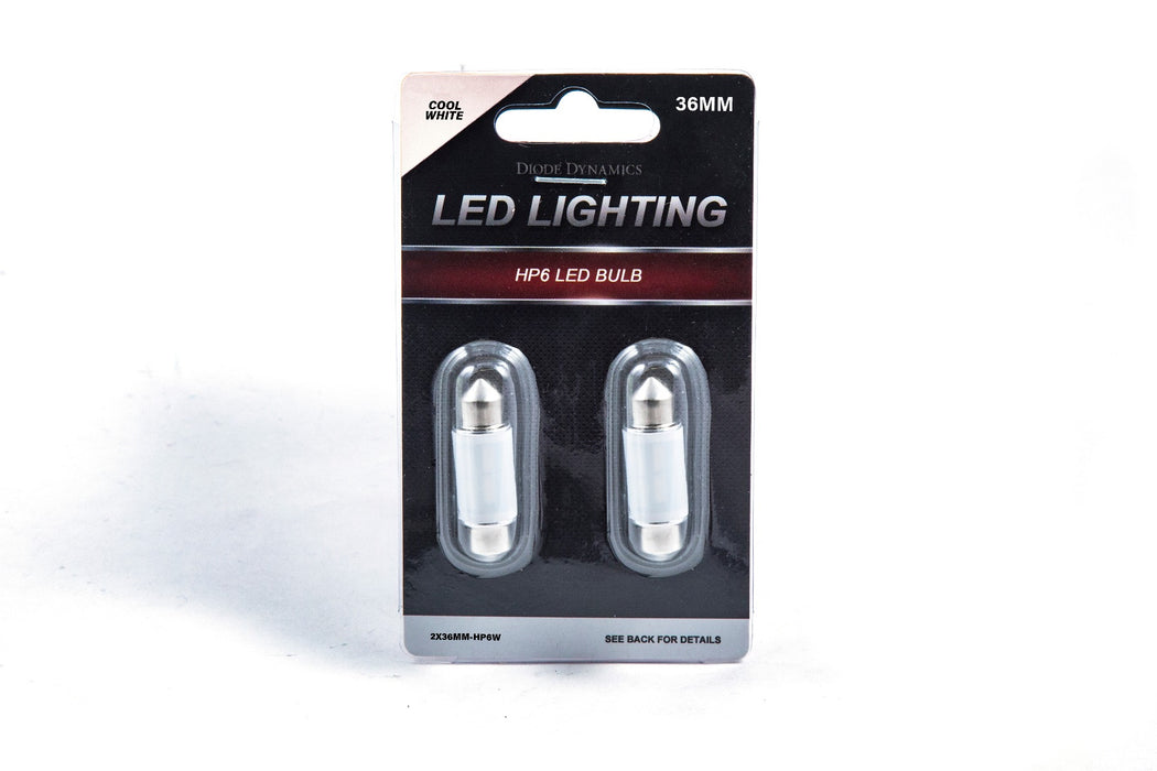 Diode Dynamics DD0306P 36mm HP6 LED Bulb LED Cool White Pair Diode Dynamics - Truck Part Superstore