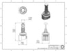 Diode Dynamics DD0345P H10 SLF LED Yellow Pair Diode Dynamics - Truck Part Superstore
