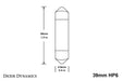 Diode Dynamics DD0353S 39mm HP6 LED Bulb LED Warm White Single Diode Dynamics - Truck Part Superstore