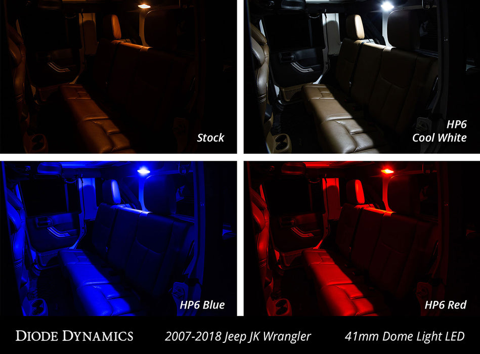 Diode Dynamics DD0364 Wrangler JK 4dr Interior Kit Stage 2 Cool White Diode Dynamics - Truck Part Superstore