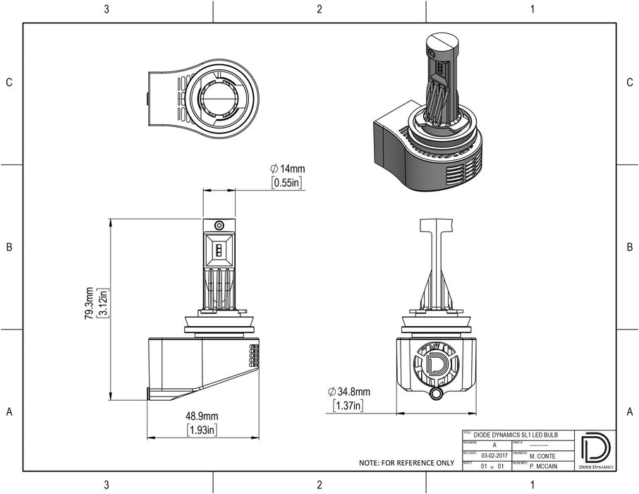 Diode Dynamics DD0404P H10 SL1 LED Pair Diode Dynamics with AntiFlicker Modules - Truck Part Superstore