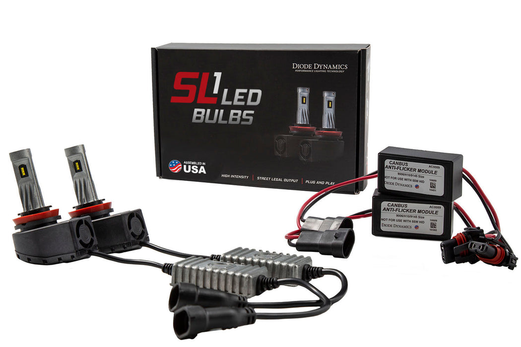 Diode Dynamics DD0405P H11 SL1 LED Pair Diode Dynamics with AntiFlicker Modules - Truck Part Superstore