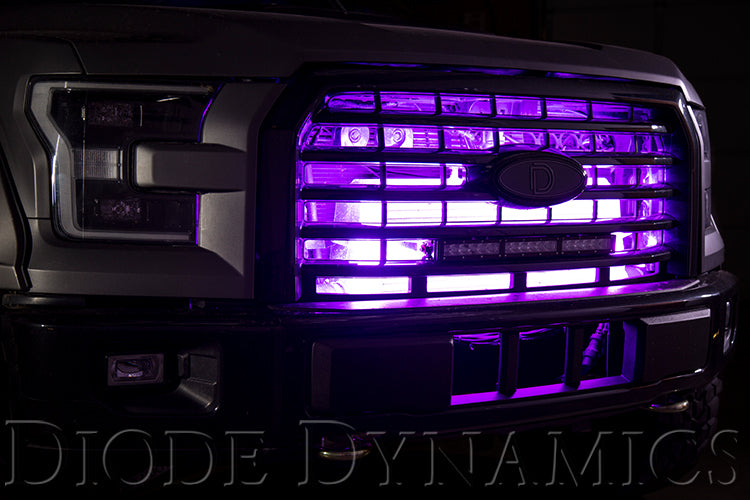 Diode Dynamics DD0441 RGBW Grille Strip Kit 2pc Multicolor Diode Dynamics - Truck Part Superstore