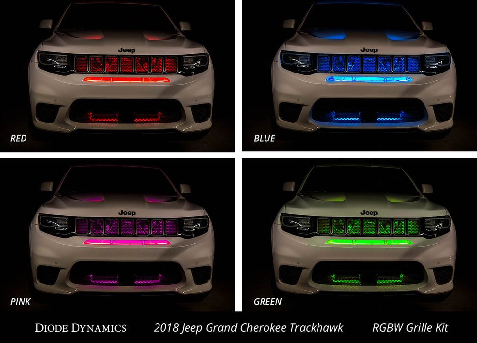 Diode Dynamics DD0441 RGBW Grille Strip Kit 2pc Multicolor Diode Dynamics - Truck Part Superstore