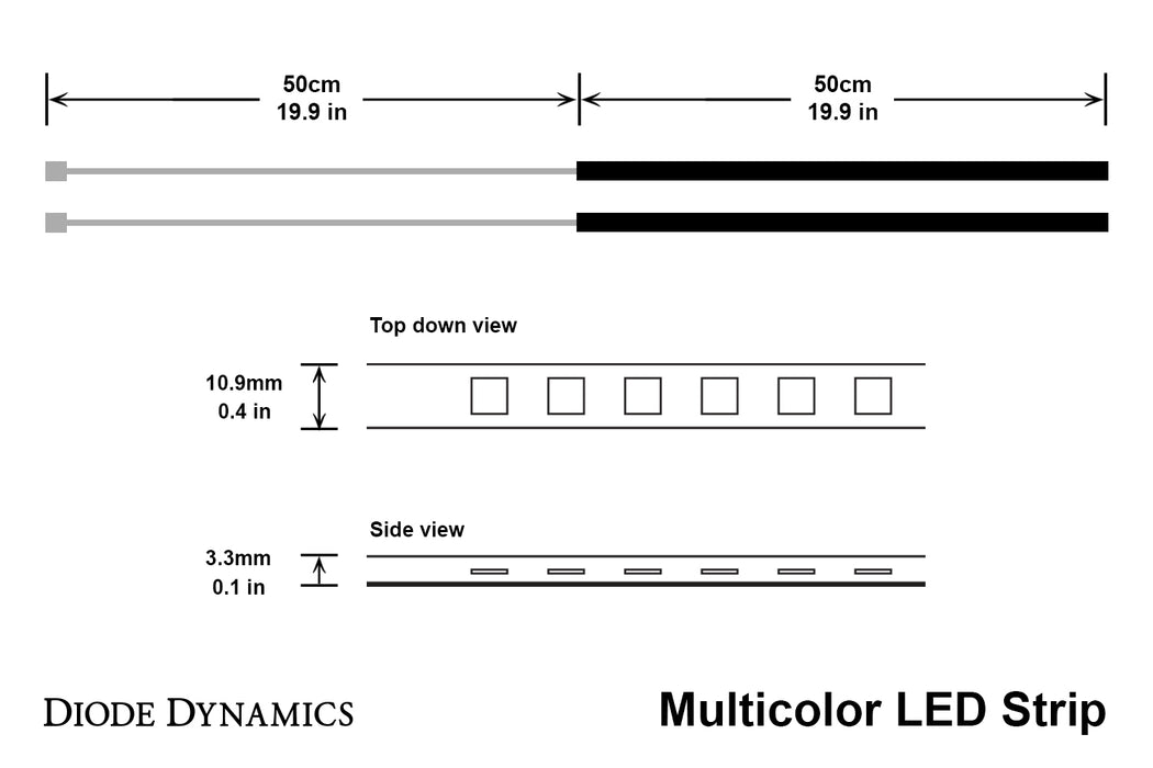 Diode Dynamics DD0442 RGBW Multicolor Underglow LED Kit Diode Dynamics - Truck Part Superstore