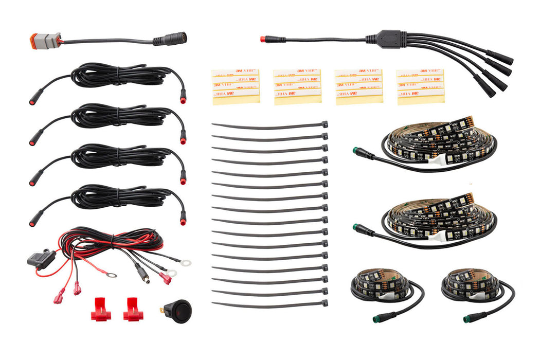 Diode Dynamics DD0442 RGBW Multicolor Underglow LED Kit Diode Dynamics - Truck Part Superstore