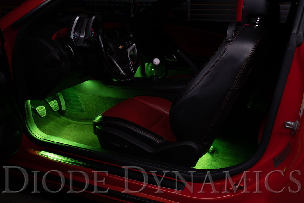 Diode Dynamics DD0443 RGBW Footwell Strip Kit 4pc Multicolor Diode Dynamics - Truck Part Superstore