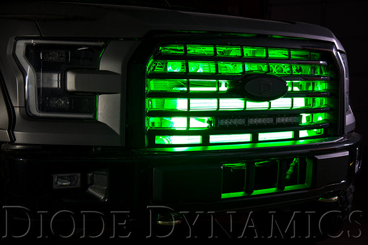 Diode Dynamics DD0445 RGBW Grille Strip Kit 4pc Multicolor Diode Dynamics - Truck Part Superstore
