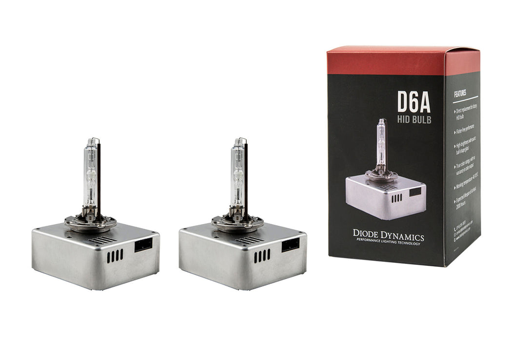 Diode Dynamics DD1224P HID Bulb D6A 6000K Pair Diode Dynamics - Truck Part Superstore