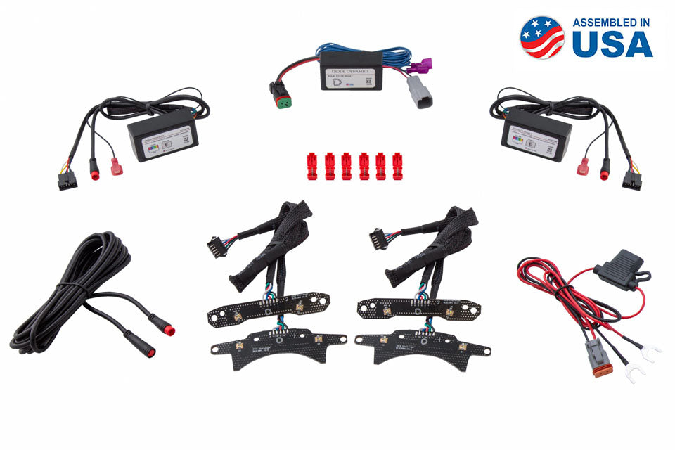Diode Dynamics DD2002 RGBW DRL LED Boards for 2015-2021 Dodge Challenger - Truck Part Superstore