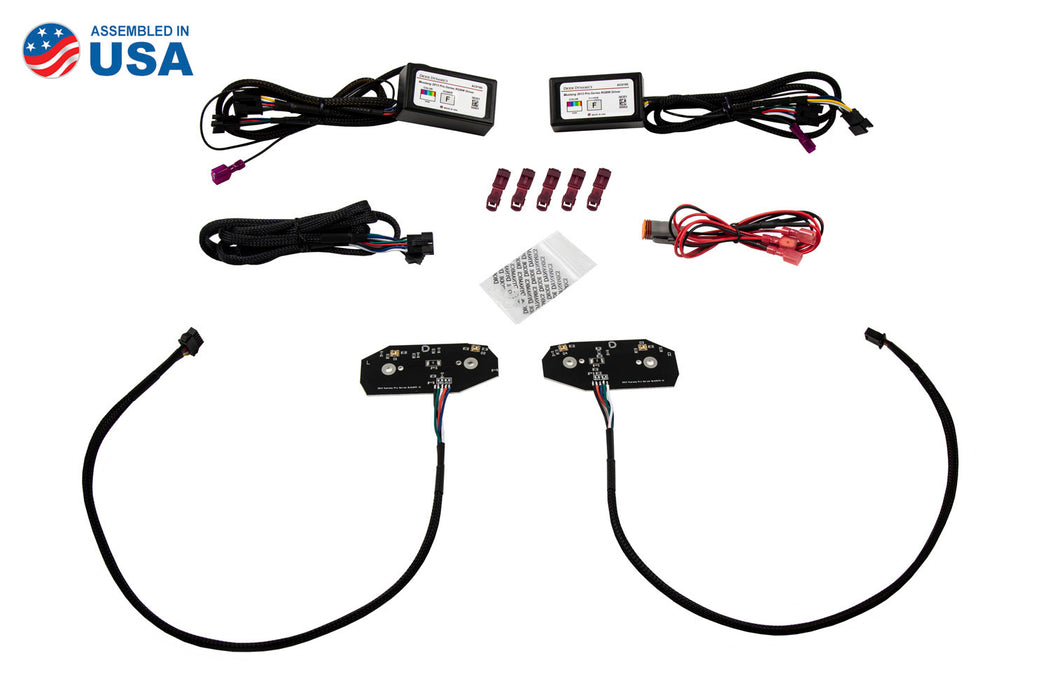 Diode Dynamics DD2006 Mustang RGBW DRL LED Boards 13-14 Ford Mustang RGBW DRL LED Boards Diode Dynamics - Truck Part Superstore