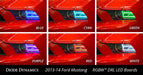 Diode Dynamics DD2006 Mustang RGBW DRL LED Boards 13-14 Ford Mustang RGBW DRL LED Boards Diode Dynamics - Truck Part Superstore