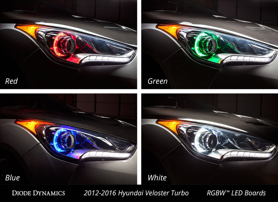 Diode Dynamics DD2012 2012-2016 Hyundai Veloster Turbo RGBW LED Boards Diode Dynamics - Truck Part Superstore